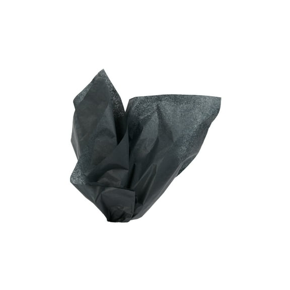 SSWBasics 20" x 30" Black Tissue Paper