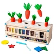 thumbnail image 1 of Juguetes para niños pequeños de 1, 2, 3 años, caja de clasificación de colores y formas de madera, juguetes de aprendizaje temprano para más de 12 meses, 1 of 4