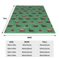thumbnail image 3 of Vsdgher Christmas Dachshund Ultra-Soft Micro flannel Blanket Throw Blankets for Couch Sofa, Bed (4 sizes)-60"x50", 3 of 7