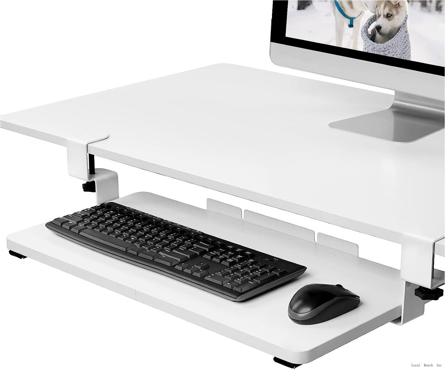 Flexispot Keyboard Tray Under Desk With C Clamp Mount 25 (30 Including