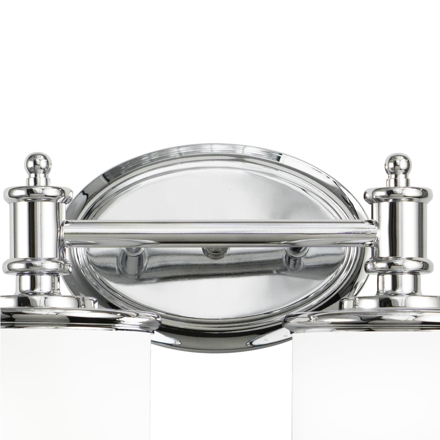 Chrome Bathroom Vanity Light - 2 Light Fixture - 13.75" Wide - Modern Design