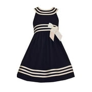 Bonnie Jean Girls Easter Navy Nautical Uniforms Dress (18 1/2, Navy)