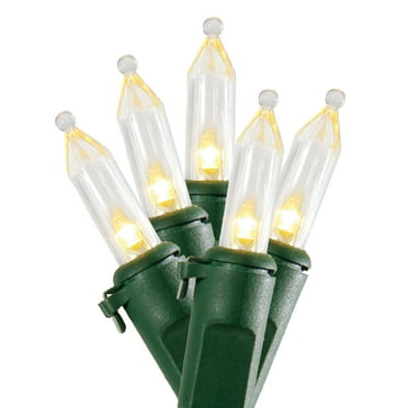 Indoor/Outdoor 500-Count LED Mini Christmas String Lights, Warm White, 114', by Holiday Time