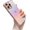 Iridescent Purple, variant on MYKOMI for iPhone 15 Pro Case 6.1 inch,Cute Colorful Iridescent Plating Edge Case with Love Hearts Pattern,Camera Lens Protection Shockproof Phone Case for Women Girls