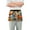 Abstract Modern House, variant on River Through Forest Server Apron with 3 Pockets Waterproof Waitress Waist Short Apron for Man Woman 12 Inches