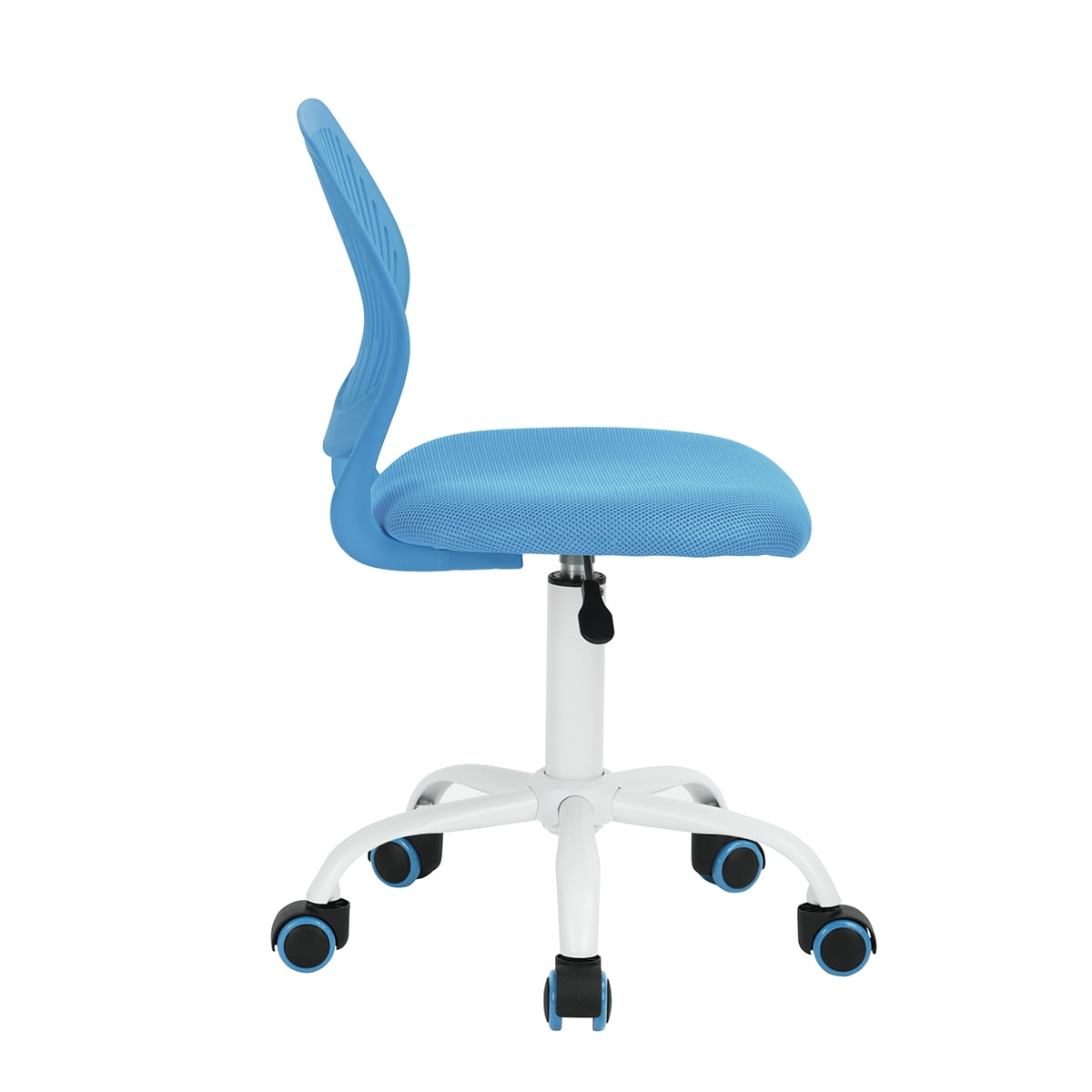 Ergonomic Mesh Office Chair, Height Adjustable Swivel Task Chair with Lumbar Support, Breathable Mesh Chair with PU Casters & 5-Star Base for Home Office Study