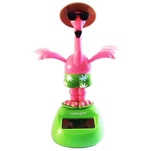 Flamigo Solar Power Motion Toy Figurine Light Activated Car Office Home