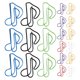 thumbnail image 1 of UPGRATOR 50Ud Clips De Papel Metalizados Con De Musical Para Uso Escolar Y Oficina, 1 of 8