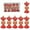 B, variant on VVQ Electroplating Christmas Candy Props, Festive Tree Pendants for Holiday Decor, Christmas Candy Decoration for Window Counter Display 5 Pcs 7.8x4.5x1.5 in