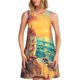 thumbnail image 1 of Easygdp Island Beach Guinea Pig para Vestido Transpirable de Mujer, Vestido Suelto de Manga Corta con Pliegues y Bolsillos para el Verano, 1 of 7