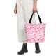 thumbnail image 5 of Balery Pink bows Bolsa de Hombro con Diseño, Bolsa Grande y Duradera, Bolsa Versátil para Compras, 5 of 6