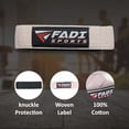 thumbnail image 6 of Fadi Sports Blush Pink Weight Lifting Straps – 60CM heavy-duty grip with 5MM neoprene wrist support. Anti-slip & built for serious lifting., 6 of 7