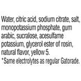 thumbnail image 5 of Gatorade G Zero Sugar Lemon Lime Thirst Quencher Sports Drink, 20 oz, 12 Pack Bottles, 5 of 8