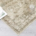 thumbnail image 3 of Vintage Rug,Washable Rug,Print Distressed Rug,Low Pile Non-Slip Rug,for Living Room Bedroom Nursery Antique, 3 of 8