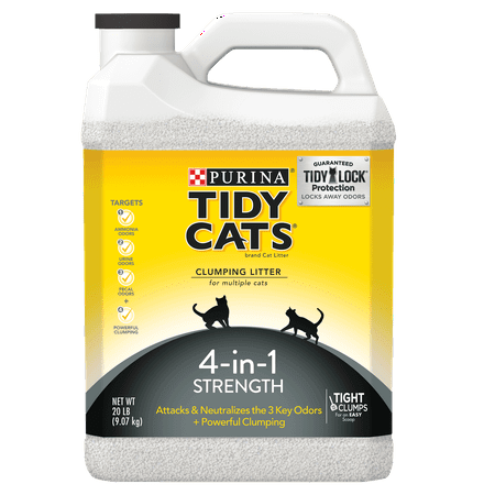 Purina Tidy Cats 4-in-1 Strength Clumping Cat Litter, 20-lb