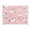 Cute Unicorn Pattern, variant on Acrylic Tray Clear Serving Tray Rectangle Decorative Tray with Cut Handle Cute Red Crabs Pattern