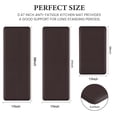thumbnail image 4 of Xmushyra Kitchen Mat for Floor, Cushioned Anti Fatigue Brown Kitchen Mat, Non Slip Waterproof Foam Comfort Mat, Easy Clean Floor Mat for Kitchen, Sink & Laundry, 17" x 47", 4 of 8