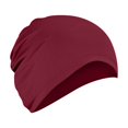 thumbnail image 2 of Summer Lightweight Cotton , Breathable Thin Sleep Hats, Skull Caps for Running Cycling Hiking Fishing Wine, 2 of 4