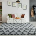 thumbnail image 2 of Homore Geometric Area Rugs for Bedroom Living Room Decor 8' x 10' Gray/Black, 2 of 9