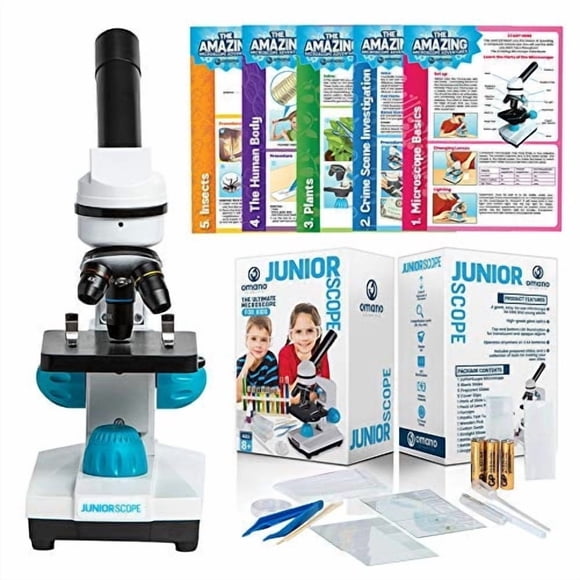 Kit de experimentos científicos Microscope Omano JuniorScope para niños