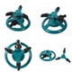 thumbnail image 2 of Rociador de jardín de 3 boquillas de 360 ​​grados, herramienta de riego automático para césped (verde), 2 of 4