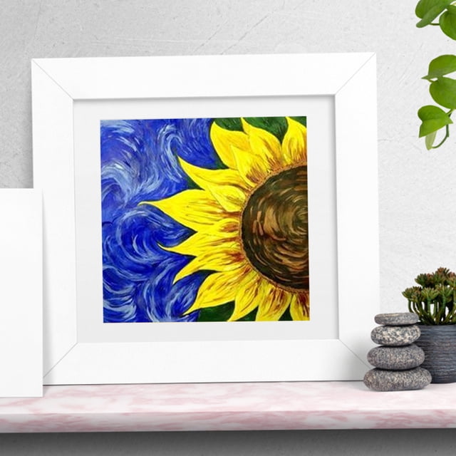 Cuadros Decorativos Girasol pared arte pintura al óleo por número Kit póster hogar lienzo pintura obras de arte Ndcxsfigh Nuevos Originales