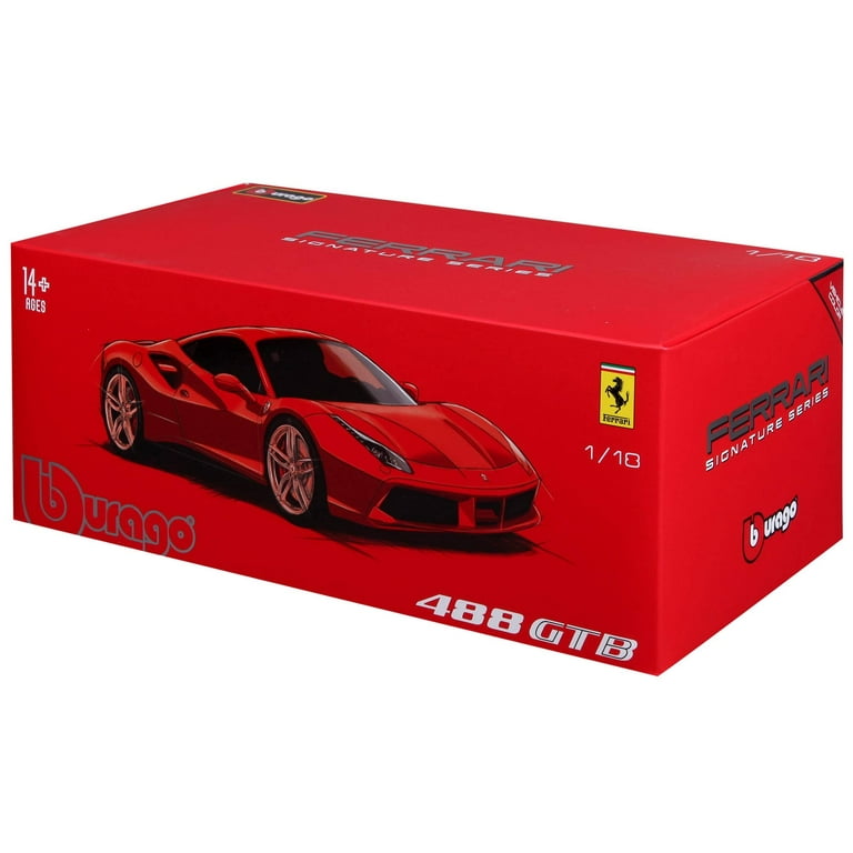 Bburago Ferrari 488 GTB red scale 1:43