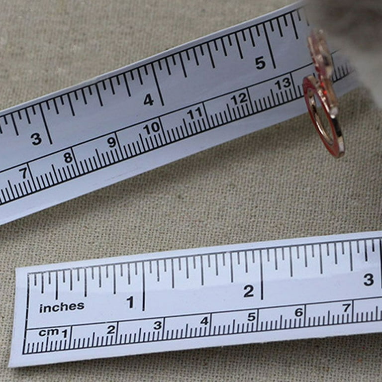 151cm Self Adhesive Metric Measure Tape Vinyl Ruler For Sewing Machine  Sticker - AliExpress