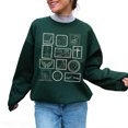 thumbnail image 3 of Christ Is King Sweatshirt for Men and Women, Vintage Christian Faith Crewneck, Sizes S-3XL, 3 of 6