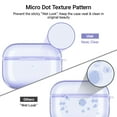 thumbnail image 5 of ULAK AirPods Pro 2 Case Cover Clear, Cute Slim Case for Apple Airpods Pro 2nd Generation 2022 with Key Ring, Shockproof Airpod Pro 2 Gen Case Skin for Women Men, Transparent Purple, 5 of 9