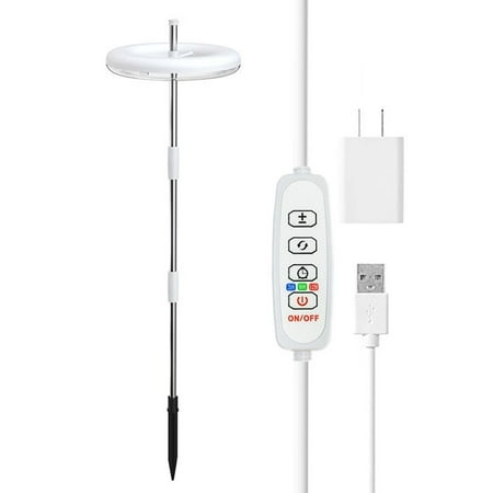 

Dimmable Full Spectrum Adjustable Auto On/Off Growing Lamp Indoor Plants LED Plant Light Grow Light US