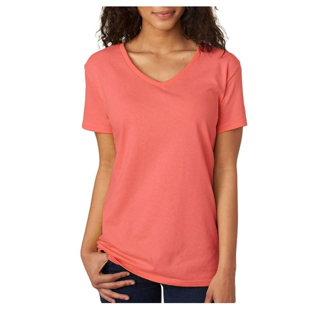 Gildan T-Shirt pour Femmes à Col 1/2 avec Encolure et Épaules Rubanées, Style G5V00L