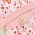 thumbnail image 7 of Okbabeha Baby Girl Christmas Outfit Fall Winter Infant Sweatshirt Pants Set Toddler Cute Santa Floral Print Clothes, 7 of 7