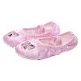 thumbnail image 2 of Yoga Dance Flats Shoes Size 30 Pink For Kids Girls With Stretch Belt 1 Pair, 2 of 4