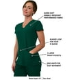 thumbnail image 2 of Green Town Scrubs for Women Scrub Set - Jogger Pant and V-Neck Top, 6 Pockets, Easy Care Uniforms, 2 of 7