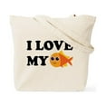thumbnail image 2 of CafePress - Pet Goldfish Tote Bag - Unisex Canvas Tote Bag, Beige, 1-Piece, 2 of 8
