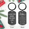 thumbnail image 6 of Christmas Gifts for Him, Boyfriend, Husband - Drive Safe Keychain Mens Stocking Stuffers, Birthday Gifts for Men, 6 of 12