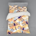 thumbnail image 2 of Ambesonne Animal Bedding Set 3 Pcs, Dragonfly Pattern Boho, Twin, Multicolor, 2 of 3