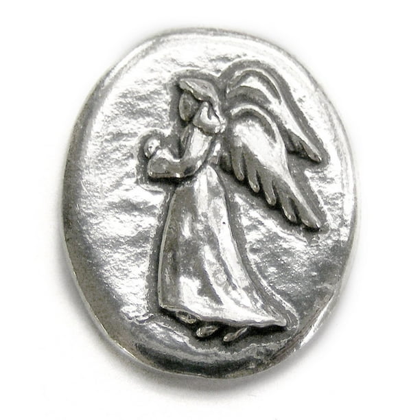Basic Spirit Angel/Faith Pocket Token (Coin) * Handcrafted Pewter Lead