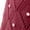 Rich Burgundy, variant on Women's Plus Size Rhinestone Pointelle Knit Sweater