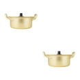 thumbnail image 2 of relayinert Sturdy Ramen Noodle Pot Non-stick And Multifunctional Sturdy And Durable Instant Noodle Pots gold 20cm 2Set, 2 of 6