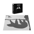thumbnail image 5 of Ambesonne Sloth Jigsaw Puzzle, Animal Silhouette Shower, Heirloom-Quality Fun Activity for Family Durable Cardboard, 1000 pcs, Charcoal Grey and White, 5 of 5