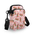thumbnail image 3 of HELLHERO Rose Guinea Pig Pattern Messenger Bag Double Zipper Crossbody Small Bags for Women, 3 of 7