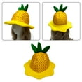 thumbnail image 2 of Fashion Pineapple Hat Yellow Unisex Adjustable Hat for Outdoor Beach Parties for Sun Protecting, 2 of 7