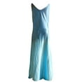 thumbnail image 4 of Fridja Robe Décontractée Sans Manches pour Femmes Col en V Robe Longue à Bretelles Imprimée Dégradée, 4 of 5