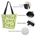 thumbnail image 6 of Fotbe Cute Dinosaurs Cartoon Pattern Beach Tote,Shoulder Handbag,Spacious Tote Bag,Lightweight Travel Bag,Versatile Shopping Bag, 6 of 9