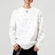 thumbnail image 3 of Sudadera sin capucha para hombre, estilo casual, a la moda, con cuello redondo, holgada, de gamuza, con lazo, manga larga, para jóvenes, blusas activas, camisetas para hombre., 3 of 5