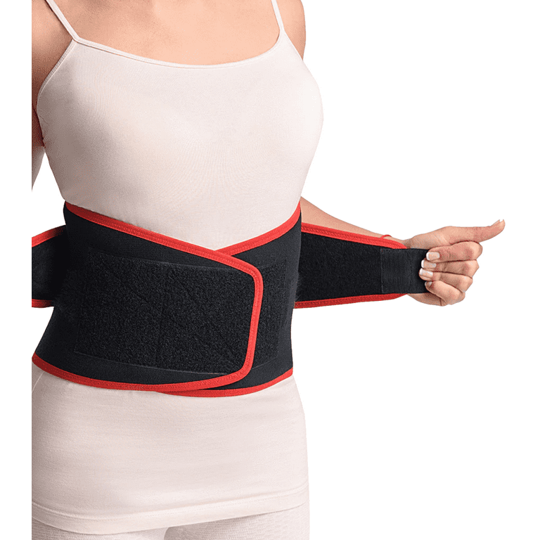 Premium Black Back Support Belt with Adjustable Velcro Straps – Victor  Fitness