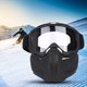 thumbnail image 5 of Gafas de máscara de ciclismo, máscara extraíble para exteriores, máscara de motocicleta a prueba de viento, gafas de máscara de motocrós, gafas de calidad superior, 5 of 9