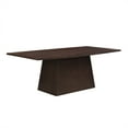 thumbnail image 3 of Christopher Knight Home 82" Pedestal Dining Table, Rectangular Seats 6-8, Solid Wood & MDF, Espresso, 3 of 8
